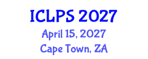 International Conference on Law and Political Science (ICLPS) April 15, 2027 - Cape Town, South Africa International Conference on Law and Political Science (ICLPS) April 15, 2027 - Cape Town, South Africa