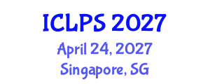 International Conference on Law and Political Science (ICLPS) April 24, 2027 - Singapore, Singapore International Conference on Law and Political Science (ICLPS) April 24, 2027 - Singapore, Singapore