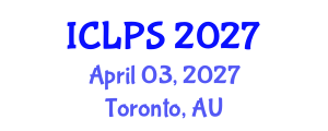 International Conference on Law and Political Science (ICLPS) April 03, 2027 - Toronto, Australia International Conference on Law and Political Science (ICLPS) April 03, 2027 - Toronto, Australia