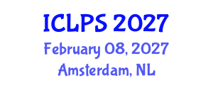 International Conference on Law and Political Science (ICLPS) February 08, 2027 - Amsterdam, Netherlands International Conference on Law and Political Science (ICLPS) February 08, 2027 - Amsterdam, Netherlands