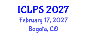 International Conference on Law and Political Science (ICLPS) February 17, 2027 - Bogota, Colombia International Conference on Law and Political Science (ICLPS) February 17, 2027 - Bogota, Colombia