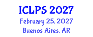 International Conference on Law and Political Science (ICLPS) February 25, 2027 - Buenos Aires, Argentina