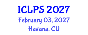 International Conference on Law and Political Science (ICLPS) February 03, 2027 - Havana, Cuba