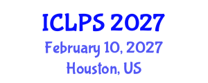 International Conference on Law and Political Science (ICLPS) February 10, 2027 - Houston, United States International Conference on Law and Political Science (ICLPS) February 10, 2027 - Houston, United States