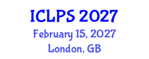 International Conference on Law and Political Science (ICLPS) February 15, 2027 - London, United Kingdom International Conference on Law and Political Science (ICLPS) February 15, 2027 - London, United Kingdom