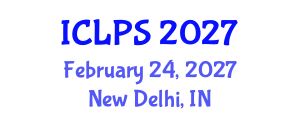 International Conference on Law and Political Science (ICLPS) February 24, 2027 - New Delhi, India International Conference on Law and Political Science (ICLPS) February 24, 2027 - New Delhi, India