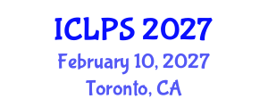 International Conference on Law and Political Science (ICLPS) February 10, 2027 - Toronto, Canada International Conference on Law and Political Science (ICLPS) February 10, 2027 - Toronto, Canada