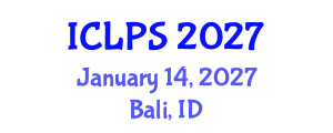 International Conference on Law and Political Science (ICLPS) January 14, 2027 - Bali, Indonesia International Conference on Law and Political Science (ICLPS) January 14, 2027 - Bali, Indonesia