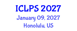 International Conference on Law and Political Science (ICLPS) January 09, 2027 - Honolulu, United States International Conference on Law and Political Science (ICLPS) January 09, 2027 - Honolulu, United States