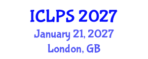International Conference on Law and Political Science (ICLPS) January 21, 2027 - London, United Kingdom International Conference on Law and Political Science (ICLPS) January 21, 2027 - London, United Kingdom