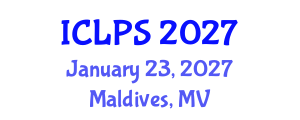 International Conference on Law and Political Science (ICLPS) January 23, 2027 - Maldives, Maldives