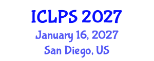 International Conference on Law and Political Science (ICLPS) January 16, 2027 - San Diego, United States International Conference on Law and Political Science (ICLPS) January 16, 2027 - San Diego, United States