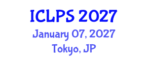 International Conference on Law and Political Science (ICLPS) January 07, 2027 - Tokyo, Japan International Conference on Law and Political Science (ICLPS) January 07, 2027 - Tokyo, Japan