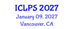 International Conference on Law and Political Science (ICLPS) January 09, 2027 - Vancouver, Canada International Conference on Law and Political Science (ICLPS) January 09, 2027 - Vancouver, Canada