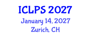 International Conference on Law and Political Science (ICLPS) January 14, 2027 - Zurich, Switzerland International Conference on Law and Political Science (ICLPS) January 14, 2027 - Zurich, Switzerland