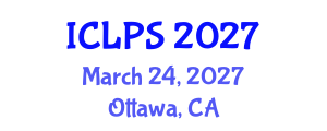 International Conference on Law and Political Science (ICLPS) March 24, 2027 - Ottawa, Canada International Conference on Law and Political Science (ICLPS) March 24, 2027 - Ottawa, Canada