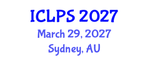 International Conference on Law and Political Science (ICLPS) March 29, 2027 - Sydney, Australia International Conference on Law and Political Science (ICLPS) March 29, 2027 - Sydney, Australia