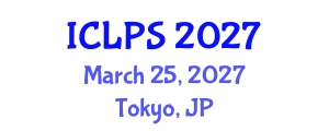 International Conference on Law and Political Science (ICLPS) March 25, 2027 - Tokyo, Japan International Conference on Law and Political Science (ICLPS) March 25, 2027 - Tokyo, Japan