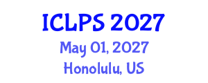 International Conference on Law and Political Science (ICLPS) May 01, 2027 - Honolulu, United States International Conference on Law and Political Science (ICLPS) May 01, 2027 - Honolulu, United States