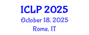 International Conference on Law and Politics (ICLP) October 18, 2025 - Rome, Italy