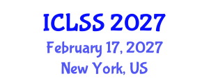International Conference on Law and Social Sciences (ICLSS) February 17, 2027 - New York, United States International Conference on Law and Social Sciences (ICLSS) February 17, 2027 - New York, United States