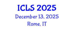 International Conference on Law and Society (ICLS) December 13, 2025 - Rome, Italy
