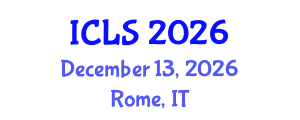 International Conference on Law and Society (ICLS) December 13, 2026 - Rome, Italy International Conference on Law and Society (ICLS) December 13, 2026 - Rome, Italy