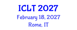 International Conference on Law and Trade (ICLT) February 18, 2027 - Rome, Italy International Conference on Law and Trade (ICLT) February 18, 2027 - Rome, Italy