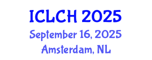 International Conference on Law, Culture and the Humanities (ICLCH) September 16, 2025 - Amsterdam, Netherlands