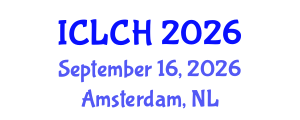 International Conference on Law, Culture and the Humanities (ICLCH) September 16, 2026 - Amsterdam, Netherlands