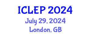 International Conference on Law, Economics and Politics (ICLEP) July 29, 2024 - London, United Kingdom