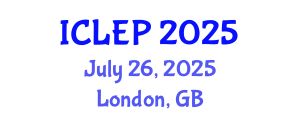 International Conference on Law, Economics and Politics (ICLEP) July 26, 2025 - London, United Kingdom