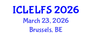 International Conference on Law, Evidence Law and Forensic Sciences (ICLELFS) March 23, 2026 - Brussels, Belgium International Conference on Law, Evidence Law and Forensic Sciences (ICLELFS) March 23, 2026 - Brussels, Belgium