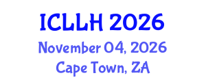 International Conference on Law, Literature and Humanities (ICLLH) November 04, 2026 - Cape Town, South Africa