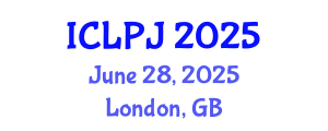 International Conference on Law, Policing and Justice (ICLPJ) June 28, 2025 - London, United Kingdom