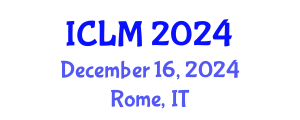 International Conference on Leadership and Management (ICLM) December 16, 2024 - Rome, Italy