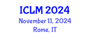 International Conference on Leadership and Management (ICLM) November 11, 2024 - Rome, Italy