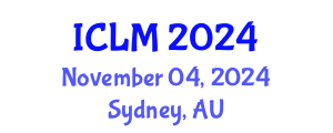 International Conference on Leadership and Management (ICLM) November 04, 2024 - Sydney, Australia