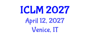 International Conference on Leadership and Management (ICLM) April 12, 2027 - Venice, Italy International Conference on Leadership and Management (ICLM) April 12, 2027 - Venice, Italy