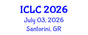 International Conference on Learning and Change (ICLC) July 03, 2026 - Santorini, Greece International Conference on Learning and Change (ICLC) July 03, 2026 - Santorini, Greece