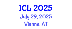 International Conference on Learning (ICL) July 29, 2025 - Vienna, Austria