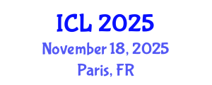International Conference on Learning (ICL) November 18, 2025 - Paris, France
