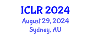 International Conference on Learning Representations (ICLR) August 29, 2024 - Sydney, Australia