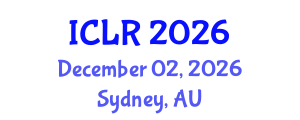 International Conference on Learning Representations (ICLR) December 02, 2026 - Sydney, Australia International Conference on Learning Representations (ICLR) December 02, 2026 - Sydney, Australia