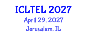 International Conference on Learning, Teaching and Educational Leadership (ICLTEL) April 29, 2027 - Jerusalem, Israel International Conference on Learning, Teaching and Educational Leadership (ICLTEL) April 29, 2027 - Jerusalem, Israel