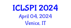 International Conference on Legal, Security and Privacy Issues (ICLSPI) April 04, 2024 - Venice, Italy