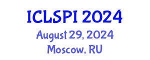 International Conference on Legal, Security and Privacy Issues (ICLSPI) August 29, 2024 - Moscow, Russia