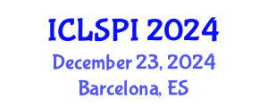 International Conference on Legal, Security and Privacy Issues (ICLSPI) December 23, 2024 - Barcelona, Spain