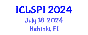 International Conference on Legal, Security and Privacy Issues (ICLSPI) July 18, 2024 - Helsinki, Finland