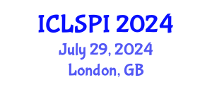 International Conference on Legal, Security and Privacy Issues (ICLSPI) July 29, 2024 - London, United Kingdom